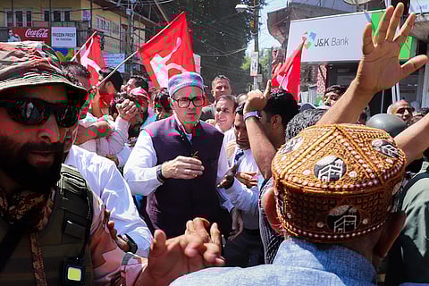 J-K Assembly polls: Omar Abdullah files nomination